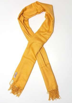 Pashmina no: 122 amber , scarf / shawl, cashmere and silk
